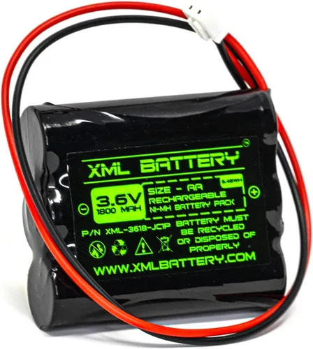 3.6v 1800mAh AA1800 Ni-MH batería recargable reemplazo para señal de salida luz de emergencia 3.6 V 1800 mAh Ni-MH