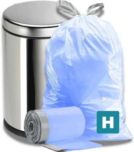 Miniatura 8 de Plasticplace - Bolsas de basura, compatibles con Simplehuman código H, revestimientos para botes de basura de 8-9 galones, bolsas de basura blancas