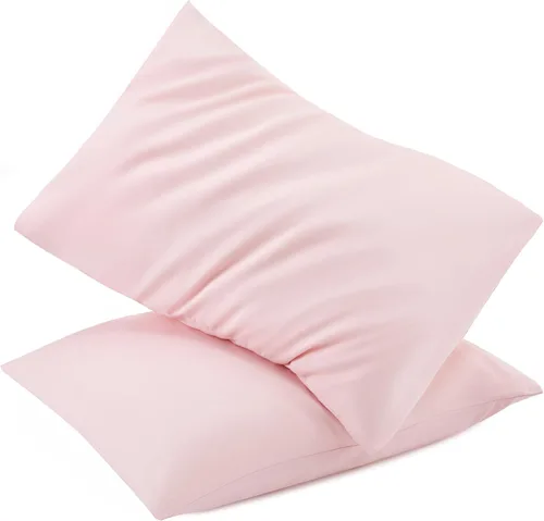 Miniatura 8 de TILLYOU Paquete de 2 fundas de almohada para niños pequeños con cierre de sobre, microfibra suave y sedosa de 13 x 18 pulgadas, fundas de almohada