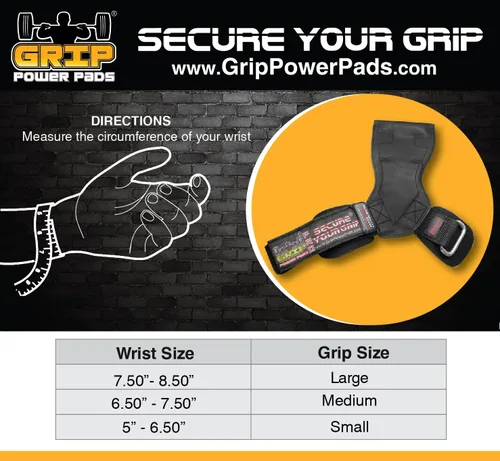 Lifting Grips PRO Guantes de Peso de Servicio Pesado Correas de Barra de Gimnásticos Alternativa a Ganchos de Potencia Peso Muerto Muñequera