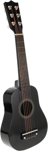 Toddmomy Guitarra acústica de 21 pulgadas para niños, guitarra portátil de madera para niños, tamaño pequeño, instrumento musical para