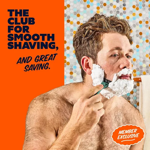 Miniatura 4 de Dollar Shave Club El juego de afeitado exclusivo para miembros 4 cartuchos de recambio Swift Rinse, 1 mango (verde), 1 mantequilla de afeitar 85