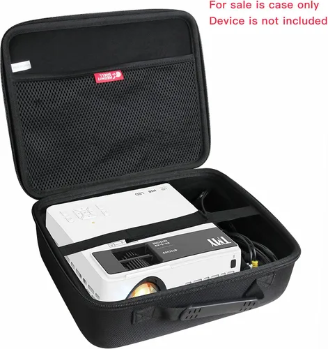Miniatura 2 de Hermitshell Estuche rígido de viaje para mini proyector portátil TMY 1080P Full HD (funda para proyector + trípode)