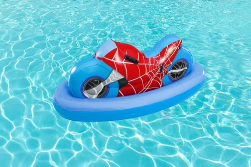 Miniatura 11 de Bestway Spider-Man - Flotador de piscina para motocicleta, 66.9 x 33.1 in