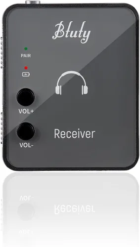 Miniatura 10 de Sistema de monitor de oído inalámbrico en el oído Sistema de monitor de auriculares Sistema de transmisión Receptor recargable inalámbrico IEM Negro