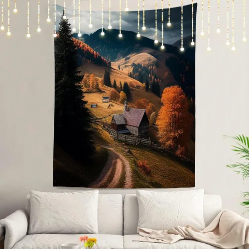 Miniatura 52 de Shrahala Beach Vacation Seaside Relaxation Tapestry, Nautical Summer Getaway Wall Hanging Hd Print Polyester Backdrop For Dorm Room Bedroom 30 X 40