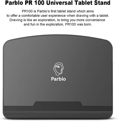 Miniatura 6 de Parblo PR 100 Soporte universal para tableta de dibujo ajustable para monitores de gráficos digitales de dibujo de 10 a 16 pulgadas, tabletas