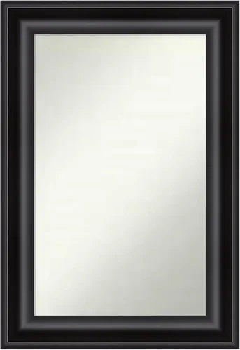 Miniatura 31 de Amanti Art Espejo personalizado, espejo de baño negro puente, espejo de pared o espejo de tocador de baño sobre el fregadero (26 x 26 pulgadas)