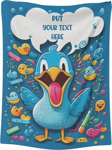 Manta temática de pato, regalos únicos de pato para los amantes de los patos, mantas de bebé personalizadas para niñas con nombre y regalos para