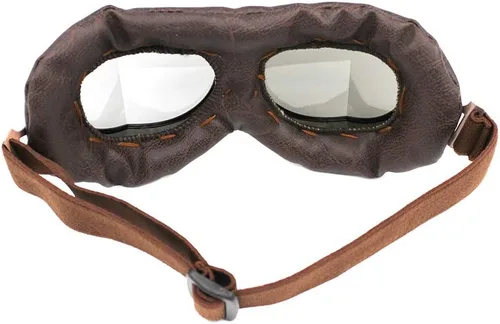 Miniatura 4 de Gafas de motocicleta estilo vintage de piloto aviador para motocross, cruiser, scooter, anti UV, antiarañazos, a prueba de polvo para ciclismo