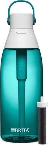 Brita Botella de agua filtrante de plástico duro de alta calidad, sin BPA, reutilizable, reemplaza 300 botellas de agua de plástico, el filtro dura