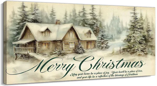 Miniatura 27 de TIMUBA Arte de pared de pesebre navideño, impresiones en lienzo de belén, imagen de póster cristiano de Jesús de noche estrellada, pintura