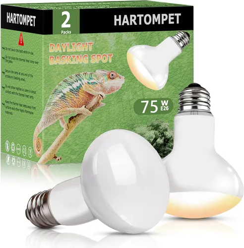 Miniatura 9 de Bombillas de lámpara de calor para reptiles E26 de 60 W, luz UVA mejorada para dragón barbudo, lagarto, tortuga, pollitos y anfibios, luz solar