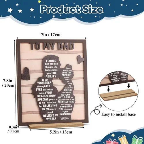 Miniatura 2 de Regalos para Papá de Hija, Los Mejores Regalos para Papá, Regalos del Día del Padre para Papá de Hija, Ideas de Regalos para Papá, Regalos