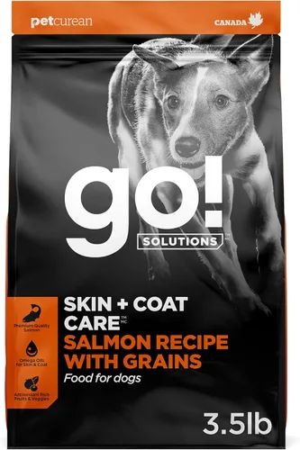 Miniatura 25 de Go! Solutions Skin + Coat Care - Alimento seco para perros de raza grande con granos, sin pollo, croquetas saludables, glucosamina y condroitina
