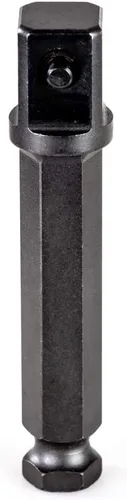 Miniatura 2 de Rauckman Utility Product Impact Adapter - Extensión cuadrada de 1/2 pulgada, tamaño hexagonal de 7/16 pulgadas, para tomas de impacto