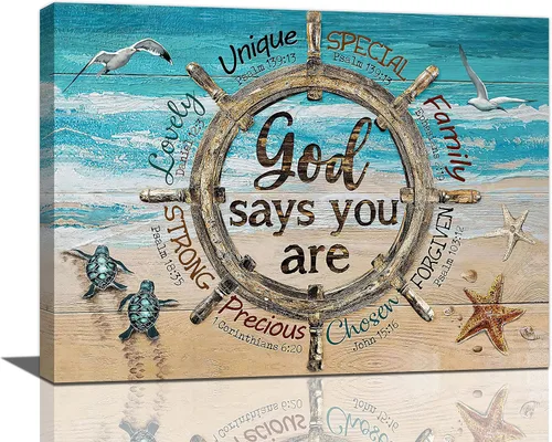 Miniatura 10 de Lienzo inspirador de playa costera, arte para pared, diseño de piedras zen, puesta de sol y océano, decoración de pared, citas de vida, impresiones