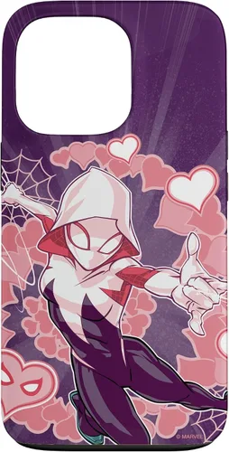 Miniatura 10 de Marvel Spider-Man Into The Spider-Verse Gwen Stacy Hearts - Carcasa para iPhone 17