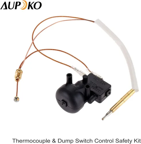Miniatura 2 de Aupoko Piezas de calentador de gas para patio, termopar e interruptor antiinclinación, kit de seguridad para calentador de patio y habitación