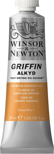 Miniatura 11 de Winsor & Newton Griffin Alkyd - Pintura al óleo de secado rápido, tubo de 1.25 onzas líquidas, Siena quemada