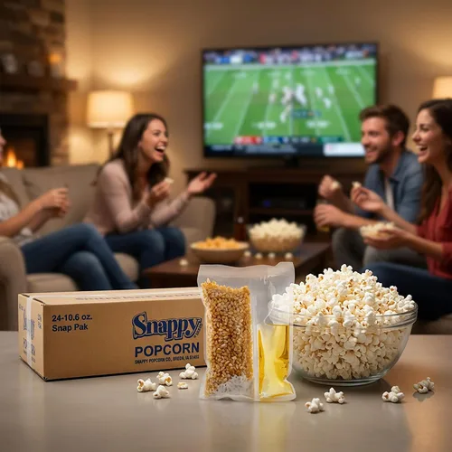 Miniatura 6 de Snappy Snap-Paks - Paquetes de porciones de palomitas de maíz todo en uno para máquina popping de 8 onzas, granos, aceite y sal, 24