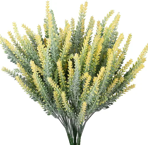 Miniatura 17 de Flores artificiales de plástico para el aliento del bebé, gypsophila falsa para interiores y exteriores, corona de niña, ramo de novia, hogar