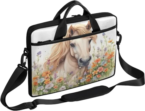 Bolsa para laptop con correas acolchadas para el hombro, adecuada para portátiles de 13 a 15 pulgadas, fundas para portátiles de múltiples