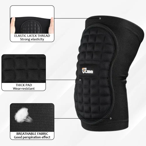 Miniatura 2 de JBM Rodillera para mujeres y hombres, rodillera de compresión para baloncesto, voleibol, tenis, correr, entrenamiento, ejercicio