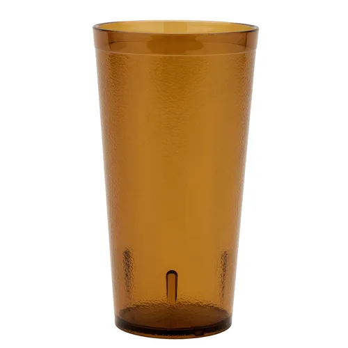 Miniatura 2 de GET GET Vasos para restaurante resistentes y de plástico, 6620-1-A-EC, 591 ml, color ámbar (juego de 4 unidades)