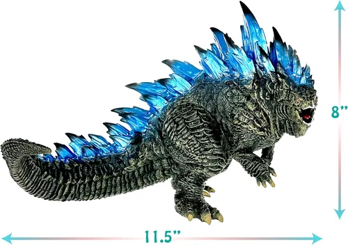 Miniatura 4 de TwCare Godzilla vs. Kong Mega Figura de acción de juguete, rey de los monstruos, serie de películas, articulaciones movibles, vinilo suave, bolsa
