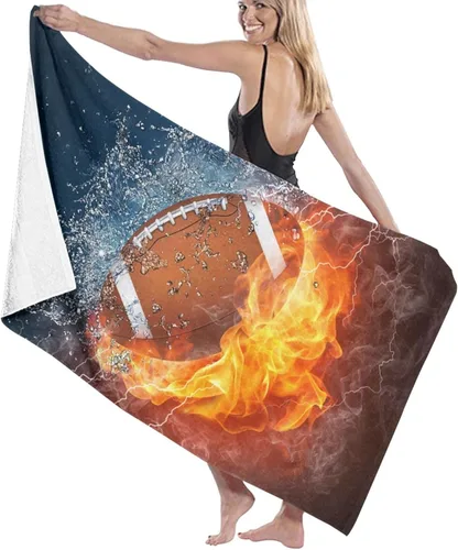 Miniatura 12 de Toalla de playa personalizada con tu foto/texto para adultos, adolescentes, mujeres, hombres, niños, niñas, toallas de microfibra suave y absorbente
