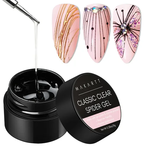 Miniatura 10 de Makartt Arte de Uñas en Gel 3D: Gel de Escultura 3D para Arte de Uñas, Polvo de Uñas Cromado Espejo, Esmaltes en Gel, Tallado, Pintura Metálica 3D