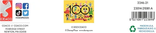 Miniatura 7 de Ceaco - 100 aniversario de Disney - 100 años de maravilla - Rompecabezas de 300 piezas de gran