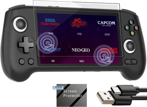 Miniatura 10 de RG556 Consola de Juegos Portátil Retro Android 13, rg 556 Consola de Juegos Portátil con Pantalla Táctil OLED de 5.48 pulgadas, RG556 Compatible