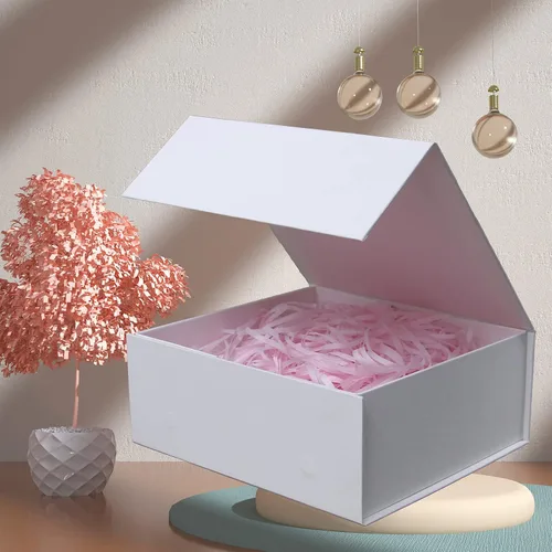 Miniatura 3 de Rsgift Paquete de 5 cajas de regalo blancas, 7.8x7x3.1 Cajas de embalaje de regalo Cajas de regalo para el Día de San Valentín Cajas de regalo