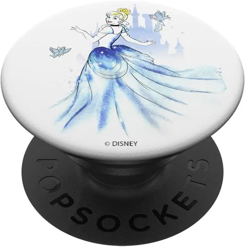 Miniatura 6 de Disney Retrato de acuarela de Cenicienta PopSockets MagSafe PopGrip para iPhone