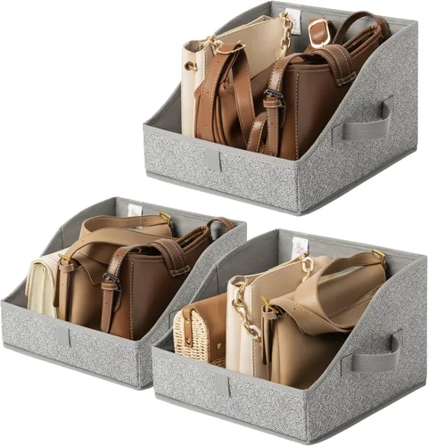 Miniatura 15 de GRANNY SAYS Contenedores de almacenamiento para armario, organizadores de ropa y contenedores de almacenamiento, cajas de almacenamiento Gris Oscuro