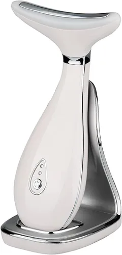 VRAIKO Lily Masajeador de Cuello y Rostro, Herramienta de Esculpido Facial, Dispositivo de Rejuvenecimiento de la Piel con Térmica, LED de Triple