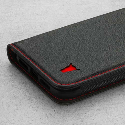 Miniatura 6 de TORRO Funda de cuero compatible con iPhone 11 – Funda de piel auténtica con tarjetero y función atril (negro)