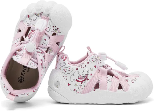 Miniatura 3 de Engtoy Zapatos de calcetín para bebés, zapatos para caminar para niños y niñas, zapatillas de cinco dedos cerrados, sin cordones