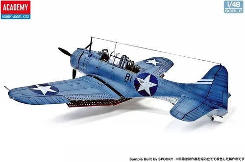 Miniatura 4 de Academy 12345 1/48 US Navy SBD-3 Dauntless, Operación Midway Modelo de plástico, color moldeado