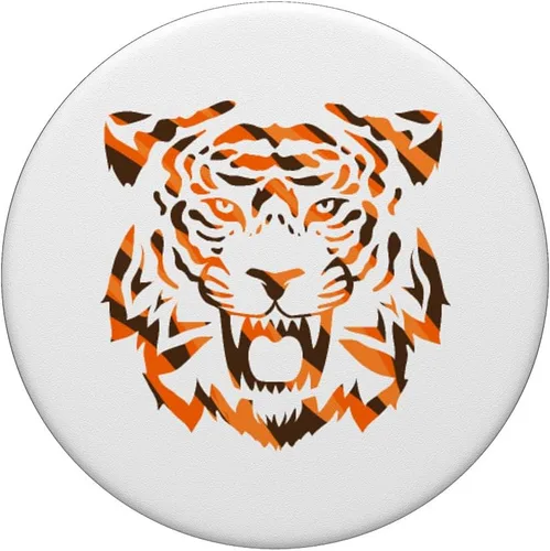 Miniatura 3 de Bengal Tiger Art Design - PopSockets intercambiables para hombres, mujeres y niños