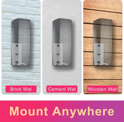 Miniatura 4 de Dinghose - Soportes de pared compatibles con altavoces Bose Surround 700, OmniJewel Lifestyle 650 Sistema de entretenimiento en el hogar (blanco)