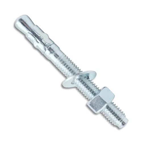 Miniatura 7 de Anclaje de cuña de 3/8" x 3-1/2", anclajes de hormigón chapados en zinc, sujetadores de pernos de expansión resistentes para ladrillos/bloques