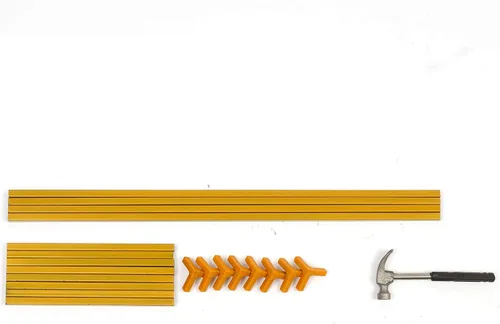 Miniatura 5 de DouSeiAi 10 piezas de mesa de metal para mesas de boda, plantas, jarrón dorado alto, columna geométrica de flores para decoración de bodas, fiestas