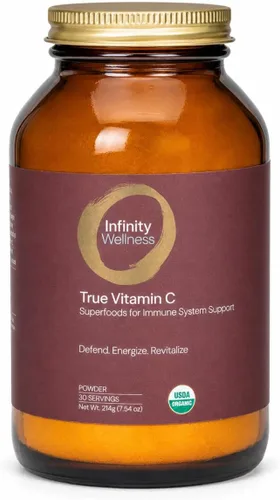 Miniatura 11 de Infinity-C Cápsulas orgánicas de vitamina C, VIT C biodisponibles de Acerola, Camu Camu y Amla, alimentos integrales de vitamina C de 1000 mg