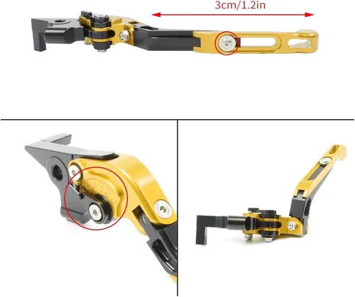 Miniatura 4 de Front Brake Lever for FZ8 FZ-8 2011 2012 2013 2014 2015 2016-2020 Motorcycle Adjustable Folding Extendable Brake Clutch Levers Handle
