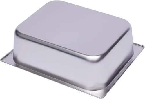 Miniatura 6 de 6 piezas de bandeja de vapor de hotel tamaño medio 4 pulgadas de profundidad, bandeja de vapor y bandeja de acero inoxidable para hoteles