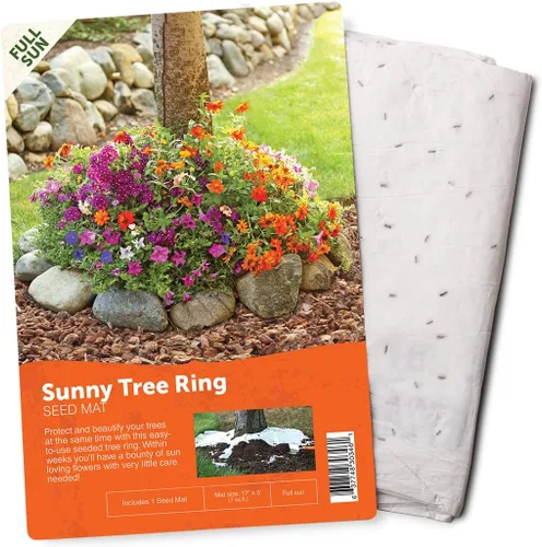 Miniatura 8 de BloomingBulb Alfombrilla para semillas, fácil de plantar y cultivar semillas de jardín, crea un jardín de flores fragantes y vibrantes, macizos