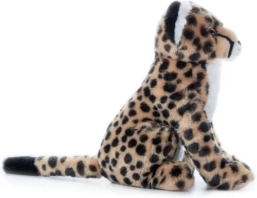 Miniatura 3 de The Petting Zoo Peluche de guepardo, regalos para niños, animales salvajes del zoológico Onez, juguete de peluche de guepardo de 12 pulgadas